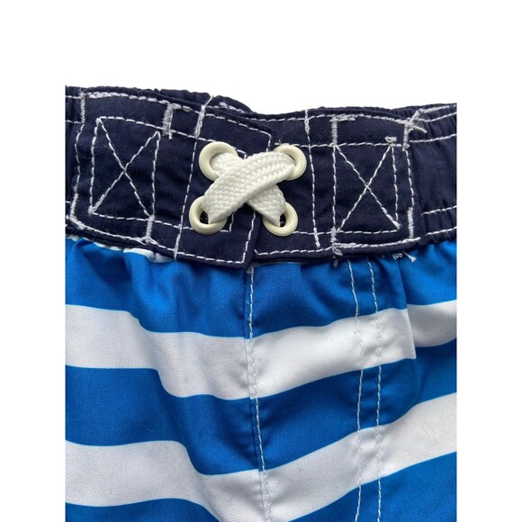 iXtreme Toddler Boys Swim Trunks size 2T Blue Striped Beach Vacation Swim Lesson - Picture 4 of 15